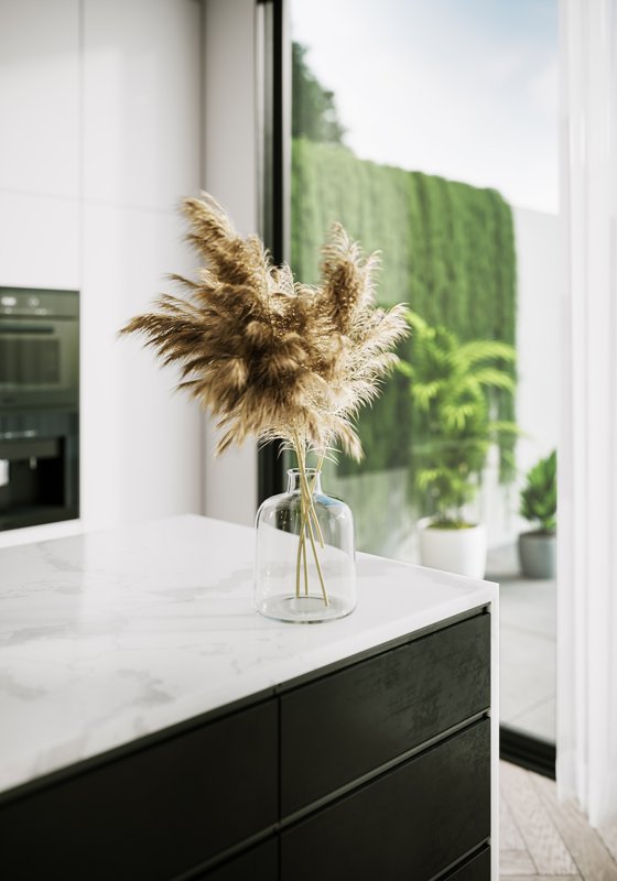 Scandi Fusion:Minimalist Kitchen